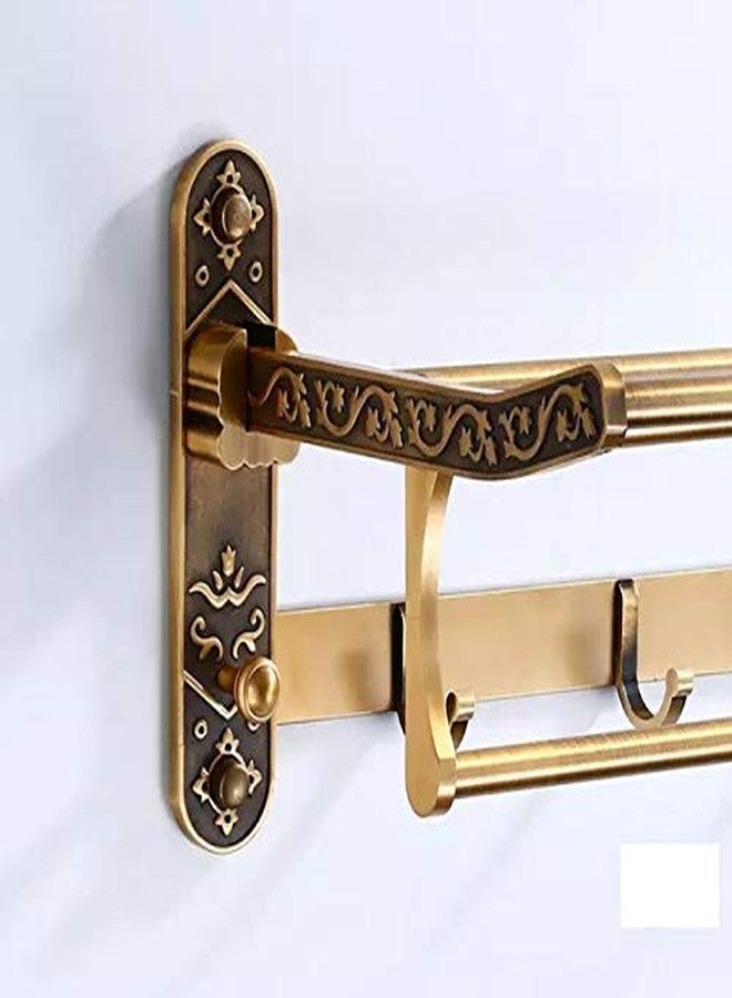 آي ستار حامل مناشف قابل للطي من الفولاذ المقاوم للصدأ بتصميم عتيق من iSTAR Rajwadi Look، مناسب للحمام/حامل مناشف/علاقة/قضيب مناشف، من إكسسوارات الحمام - Image 4